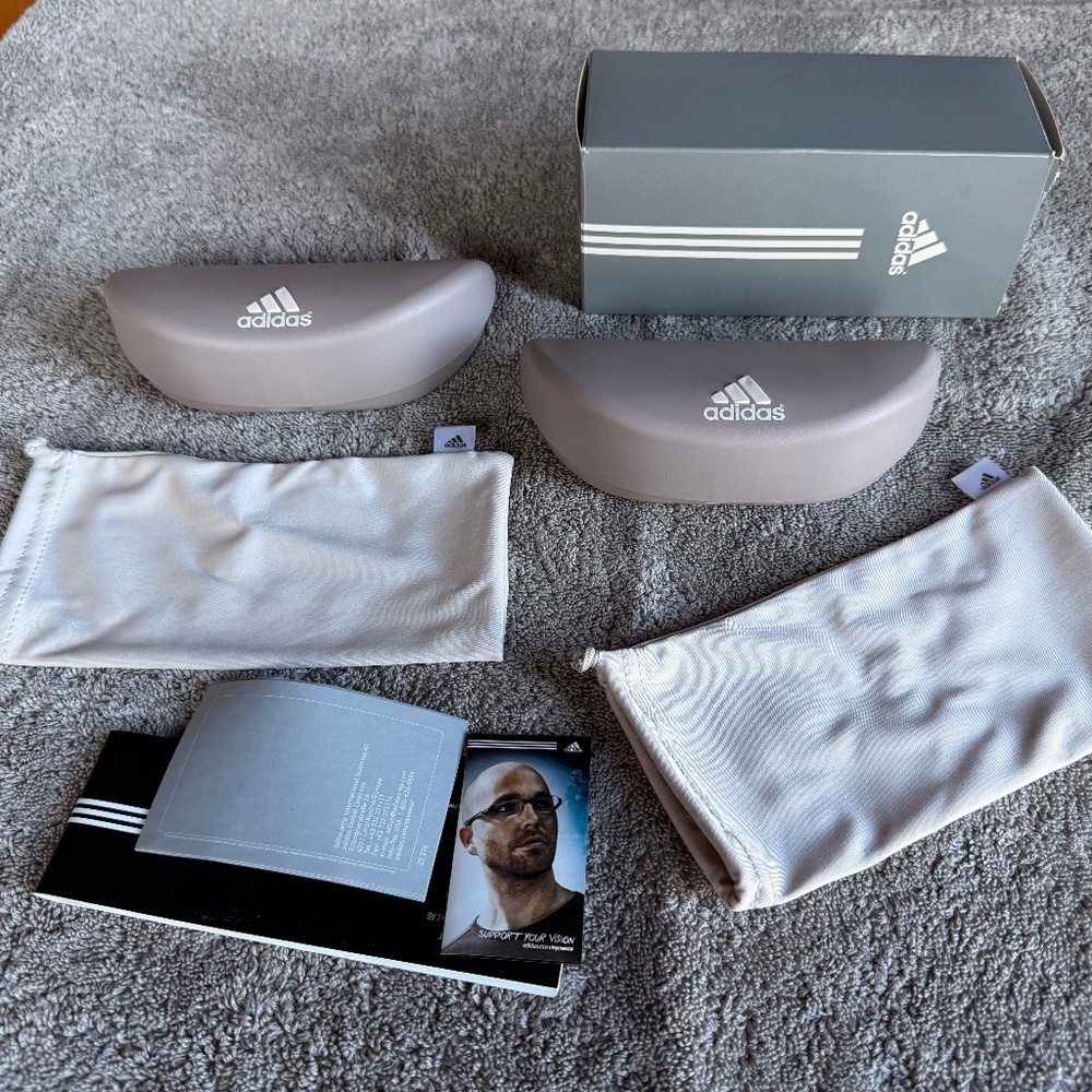 BRAND NEW Adidas Hard Case & Pouch Bundle (2 Sets)
